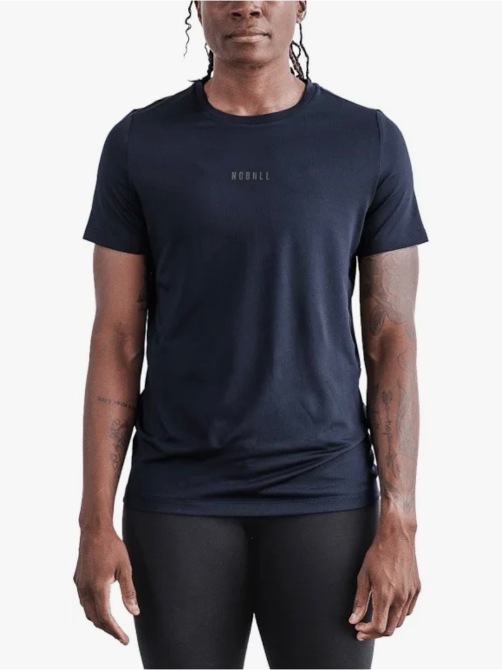 NOBULL Navy Blue Short Sleeve Performance Tee